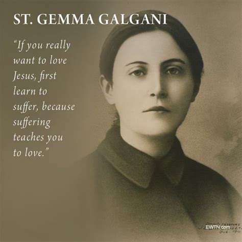 St. Gemma Galgani's Wisdom on Love and Suffering