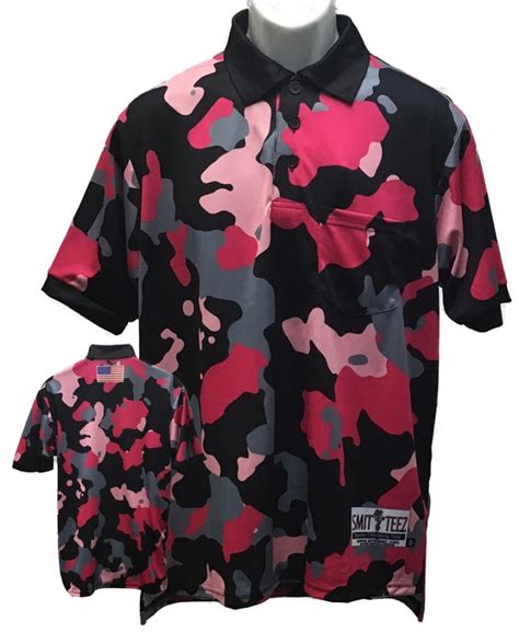 Pink Camo Baseball Umpire Shirt & Uniform Top – Smitteez Sportswear