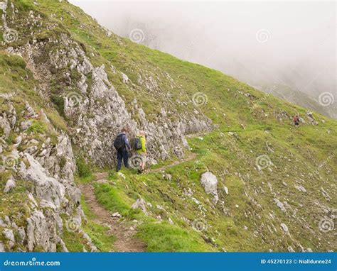 Hiking in the Austrian Alps Stock Image - Image of rocks, holiday: 45270123