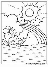coloring Page Of garden Country Scenes Pages At Getcoloringscom sketch template