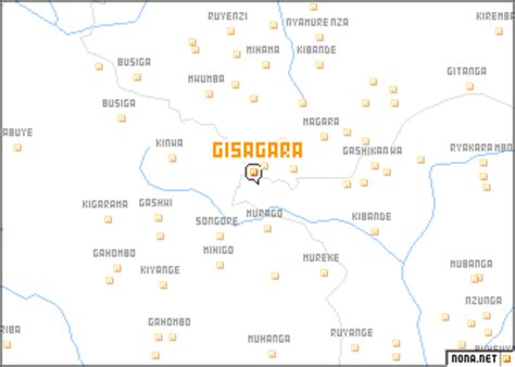 Gisagara (Burundi) map - nona.net