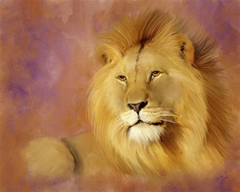 Lion Of Judah Painting - Lion Of Judah Fine Art Print