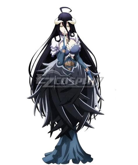 Overlord Season 4 Albedo Blue Dress Cosplay Costume