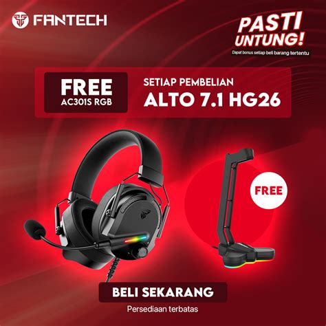 Headset Gaming ALTO 7.1 HG26 RGB - Fantech Official