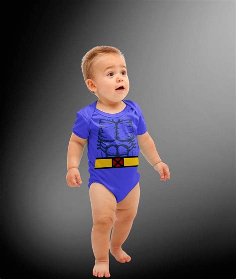 Beast X-Men Costume Bodysuit Baby Super Hero Halloween | Etsy