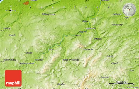 Physical Map of Craigellachie