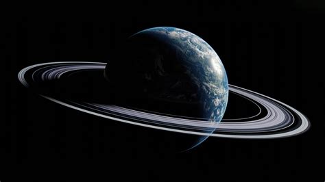 1920x1080 Earth With Saturn Like Rings 5k Laptop Full HD 1080P ,HD 4k ...