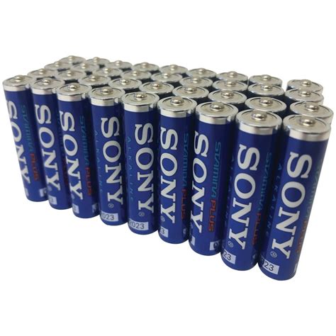 Sony AM4B36D Stamina Plus AAA Alkaline Batteries (36 Pack) - Walmart ...