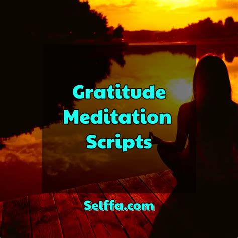 Gratitude Meditation Scripts - SELFFA