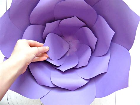 How to Make Giant Paper Flowers. Step by Step Tutorial