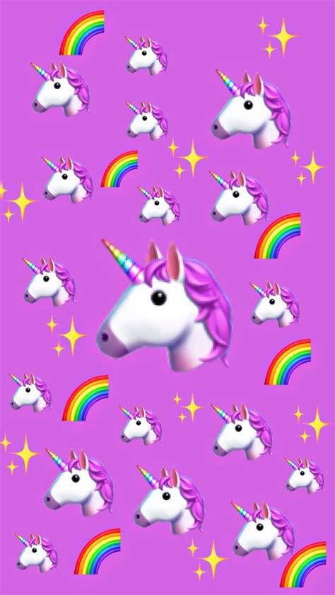 Unicorn Emoji Wallpapers - Wallpaper Cave