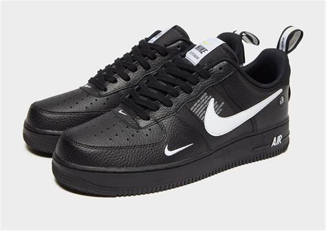 Nike Leather Air Force 1 '07 Lv8 Utility Low in Black/White (Black) for ...