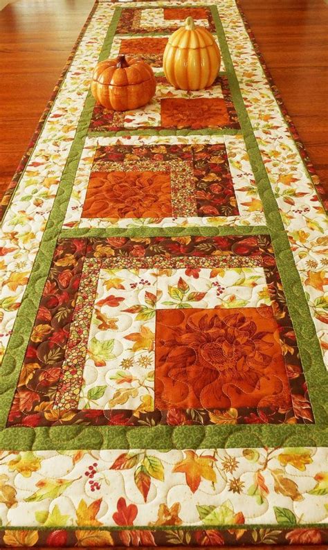 Fall Table Runner Patterns Free 78 × 22 Finished Table Mat Size (tm): - Printable Templates Free