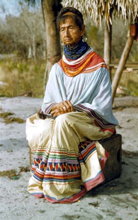 Seminole woman Tommy Jumper Squirrel 1960s | Native american peoples, Native american culture ...