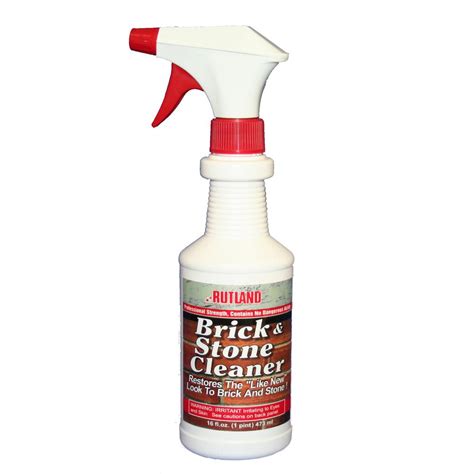 Brick Stone Cleaner Spray Bottle Cleans Up Creosote Smoke Soot Washer ...