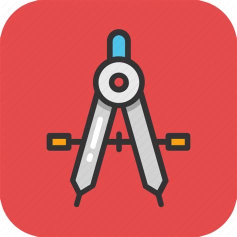 Compass, divider, drawing, geometry, geometry compass icon - Download ...