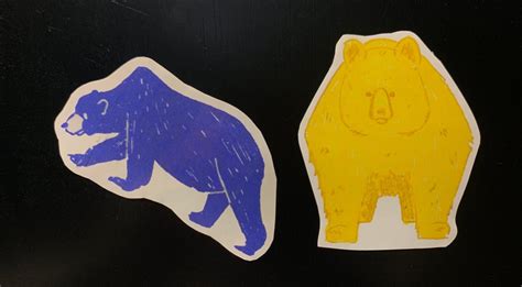 Bear Stickers - Etsy