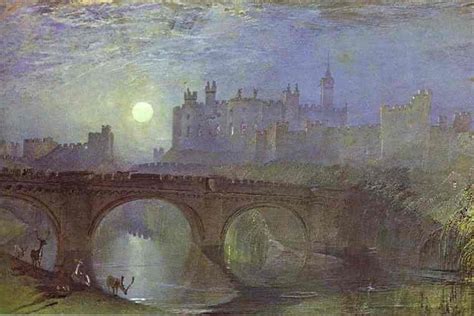 Alnwick Castle, Northumberland - William Turner - WikiArt.org ...