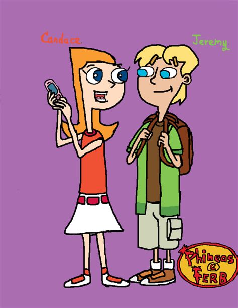 Phineas and Ferb- candace y jeremy by bigpurplemuppet99 on DeviantArt