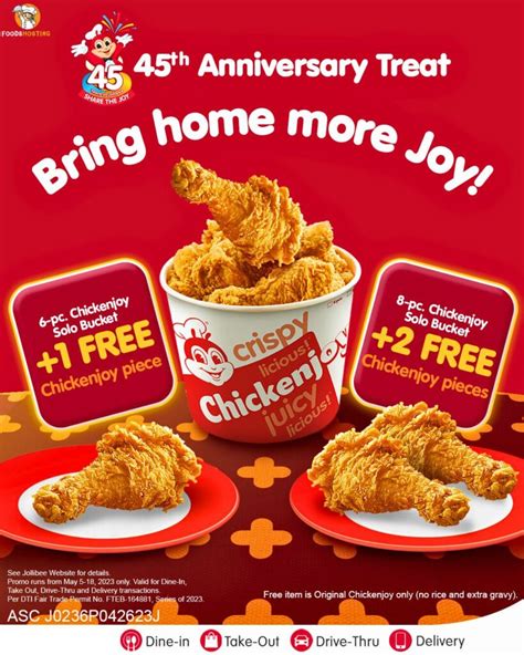 Jollibee Chickenjoy Bucket