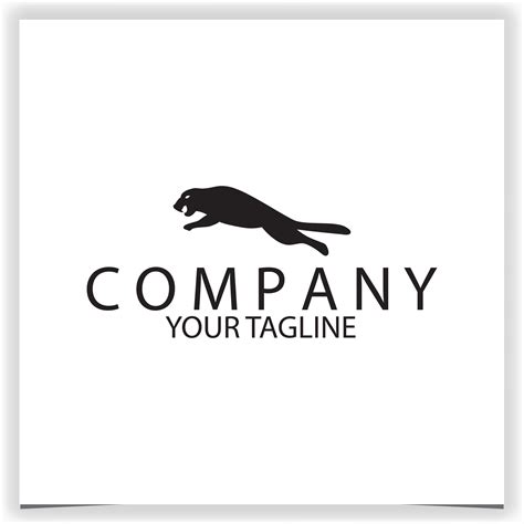 black jaguar logo design template 44451135 Vector Art at Vecteezy