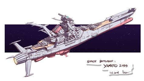 Space Battleship YAMATO 2199 rough sketch by Nsio on DeviantArt Sci Fi ...