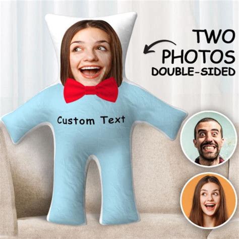 Custom Photo Human Shaped Pillow Creative Gifts Photo Shaped | Etsy