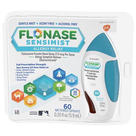 Buy Flonase Sensimist Allergy Relief Nasal Spray Non-Drowsy Allergy Medicine - 60 Sprays Online ...