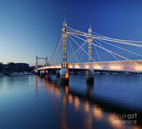 The Albert Bridge, London Photograph by David Bleeker