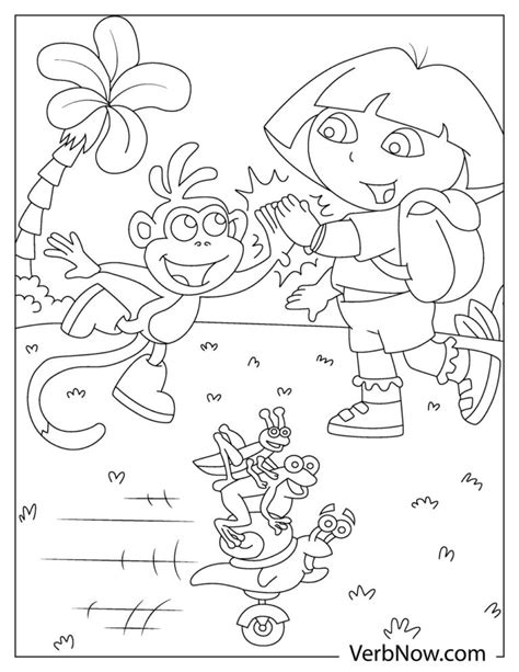 Free DORA Coloring Pages for Download (Printable PDF)