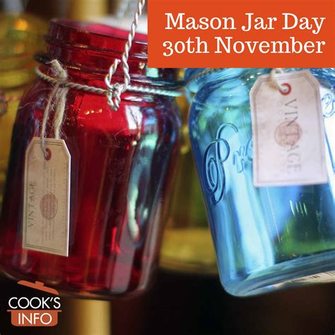 Mason Jar Day - CooksInfo