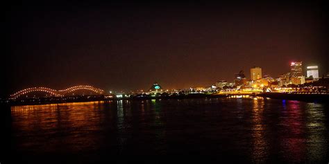 Memphis Tennessee Skyline at Night Photograph by Billy Morris - Pixels