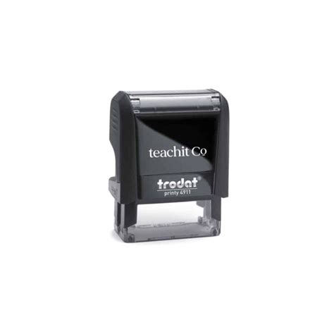 Custom Self-inking Stamp | Trodat 4911 | 38 x 14mm - teachit Co