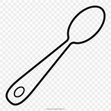 Spoon Coloring Pages sketch template