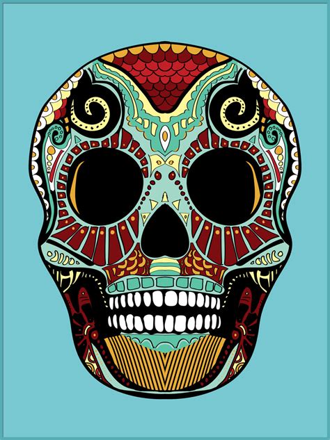 Chris Cockerill Design: Day of the Dead Skull