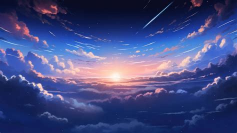 Anime Sky Wallpaper Hd