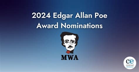 The 2024 Edgar Award Nominations