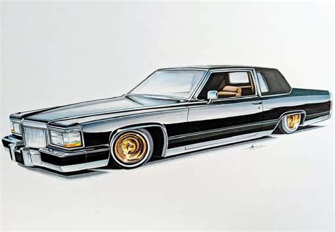 Lowrider Drawings, Lowrider Art, Car Drawings, Cartoon Car Drawing, Car ...