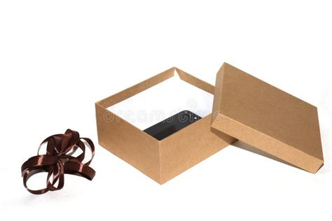 Wooden Box with Gift Inside. Stock Photo - Image of unpacked, wooden ...