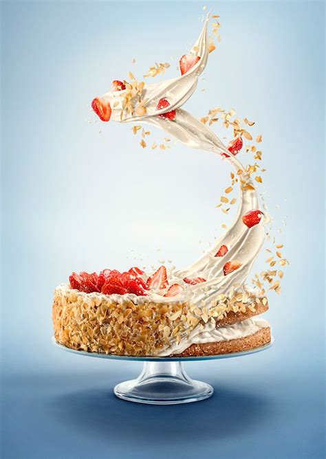 Maxima cake by Gintarė Vadeikytė, via Behance Cake Logo Design, Food Poster Design, Creative ...