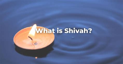 What is Shivah? - The Digital Home for Conservative Judaism