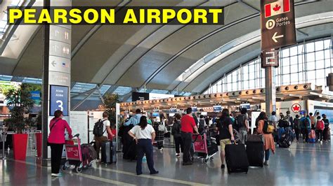 Toronto Pearson Airport From Check-in to Departure Gate (Aug 2021) - YouTube