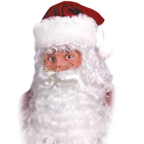 Santa Beard And Wig Set Description: No Santa suit is complete without ...