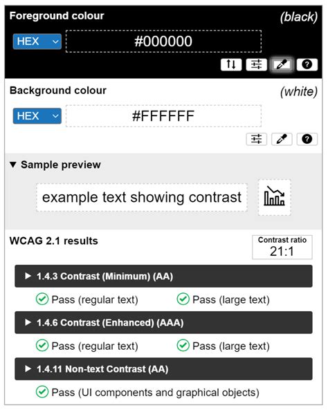 Color Contrast Checker - TPGi