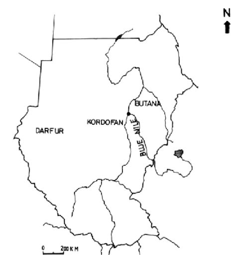 Printable Political Map Of Sudan – Free download and print for you.