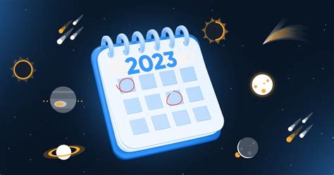 Astronomical Calendar 2023 — Astronomical Events 2023 | Space Events ...