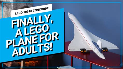 LEGO Icons 10318 Concorde is a model for proper grown-ups