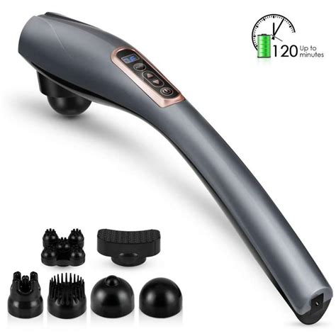 MOICO Handheld Back Massager – Cordless Percussion Massager | Masaje, Cuerpo completo, Músculo