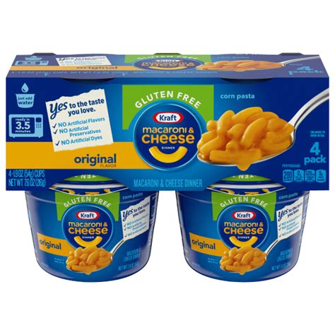 Gluten Free Original Macaroni & Cheese Dinner, 4 ct Pack - Products - Kraft Mac & Cheese