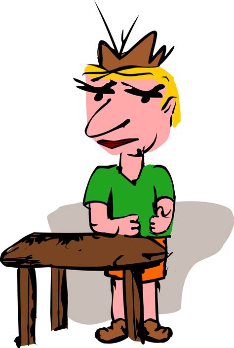 Man Standig At Table Clip Art - Clip Art - Png Download - Full Size Clipart (#657718) - PinClipart